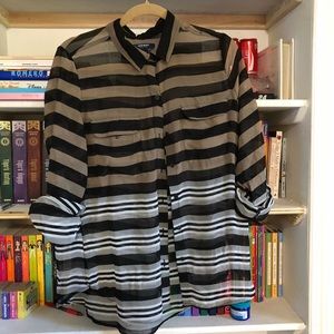 Striped Button down